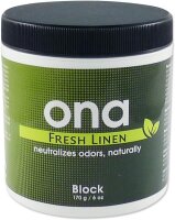 ONA Block Fresh Linen 170 g Geruchsneutralisierer Geruchsgel