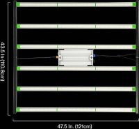 Flexstar 645 W SE LED Vollspektrum Samsung und Seoul Dioden Grow