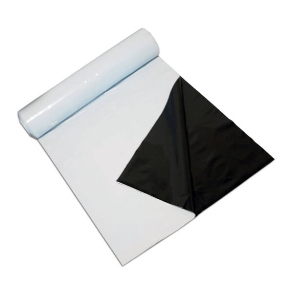 Reflektionsfolie: schwarz -weiss 2 x 30 Meter black and white film 85 mu
