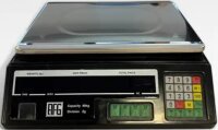 Digitalwaage 40 kg  x 5 g Handelswaage Verkaufswaage LCD...