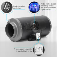 NITO Rohrventilator EC Whisper Silencer, 250 mm, 1764...