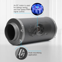 NITO Rohrventilator EC Whisper Silencer, 315 mm, 2600...