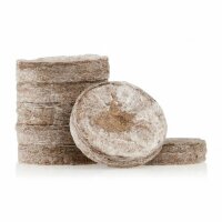 Jiffy Quelltabletten aus 70% Torf und 30% Kokos (50...