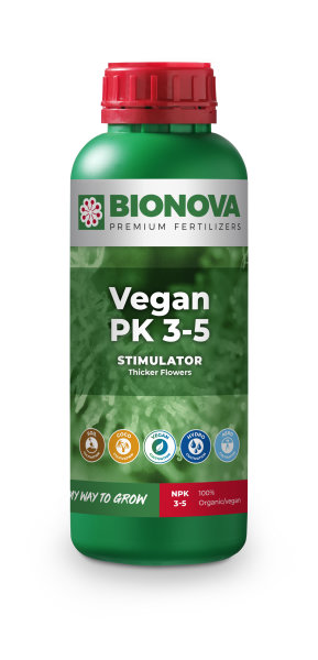 Bionova Vegan / Bio PK 3-5 1 L Basisdünger Blüte Grow Flüssigdünger