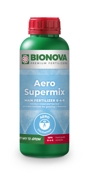 Bionova Aero Supermix 1 L Basisdünger Aeroponik Wachstum und Blüte Grow
