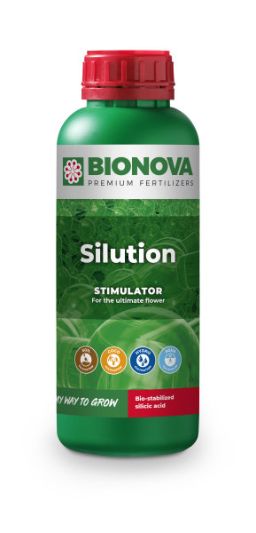Bionova Silution 1 L mit Kieselsäure für Pflanzengesundheit und höheren Ertrag Grow