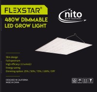 Growbox Komplettset 240x120x200 cm 2 x Flexstar 480 W Grow LED AKF 850m³/h