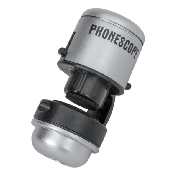 PHONESCOPE Mikroskop für Smartphone, 30-fache Vergrößerung