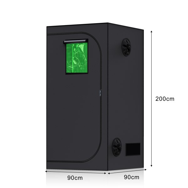 NITO Growzelt 90 x 90 x 200 cm D600 Myalar  Growbox